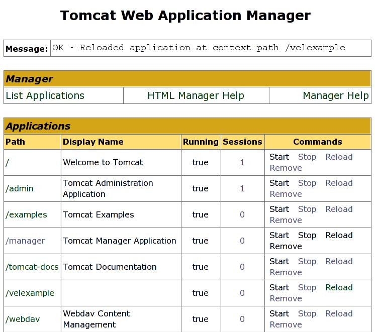 Tomcat-Web-Application-Manager