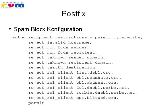Postfix