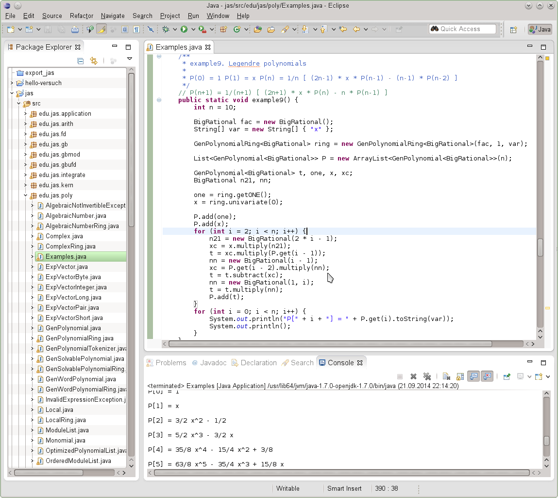 JAS in Eclipse IDE